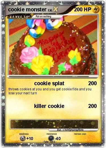 Pokemon cookie monster