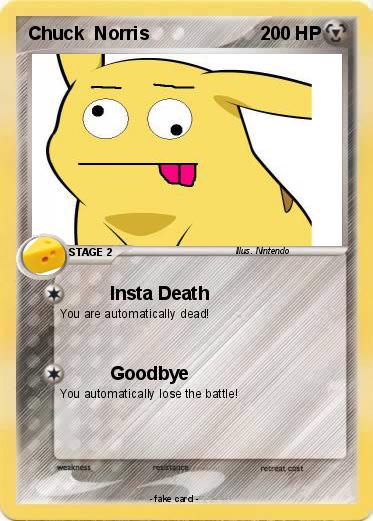 Pokemon Chuck  Norris