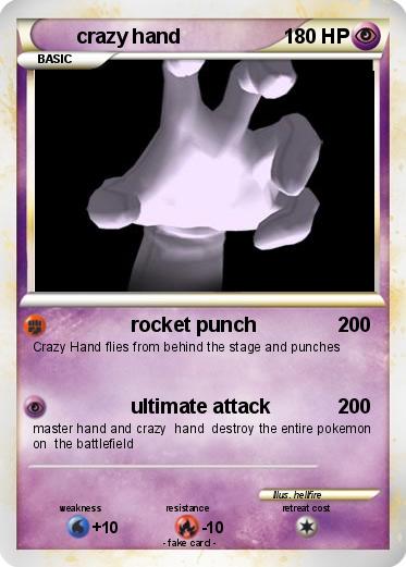 Pokemon crazy hand