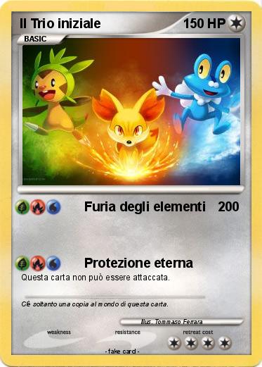 Pokemon Il Trio iniziale