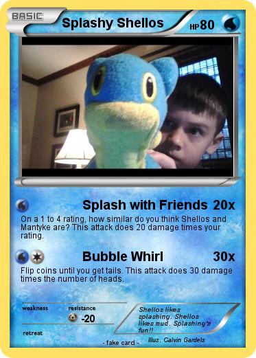 Pokemon Splashy Shellos