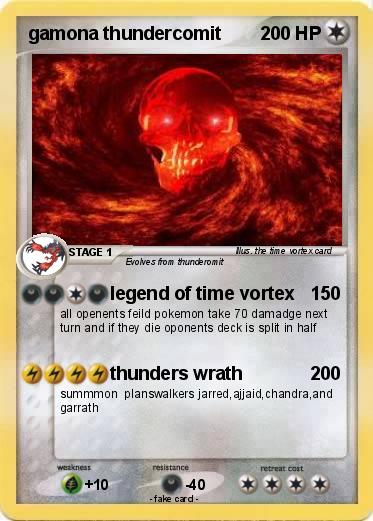 Pokemon gamona thundercomit