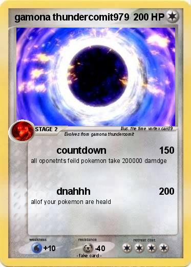 Pokemon gamona thundercomit979