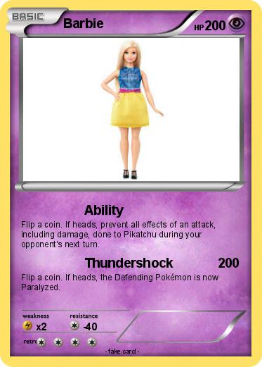 Pokemon Barbie