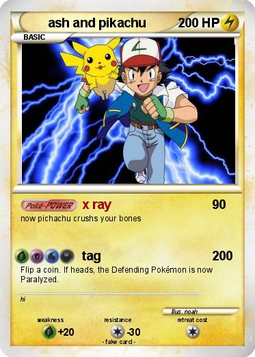 Pokemon ash and pikachu