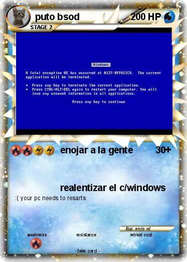 Pokemon puto bsod