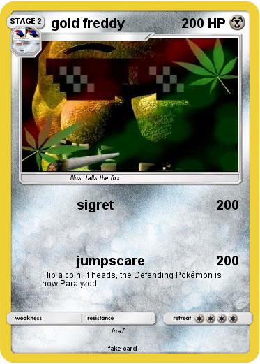 Pokemon gold freddy