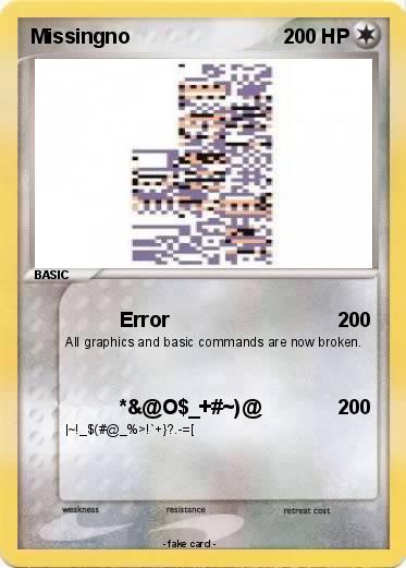 Pokemon Missingno