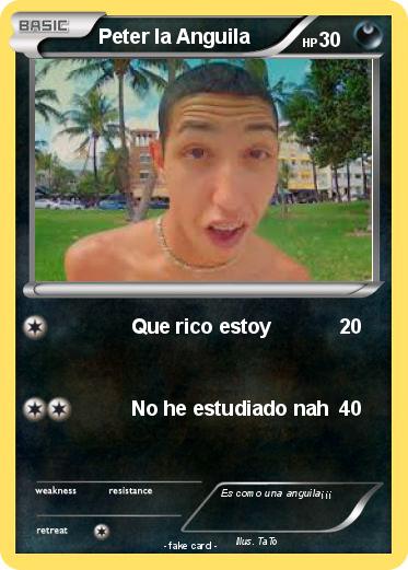 Pokemon Peter la Anguila