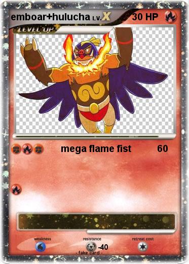 Pokemon emboar+hulucha