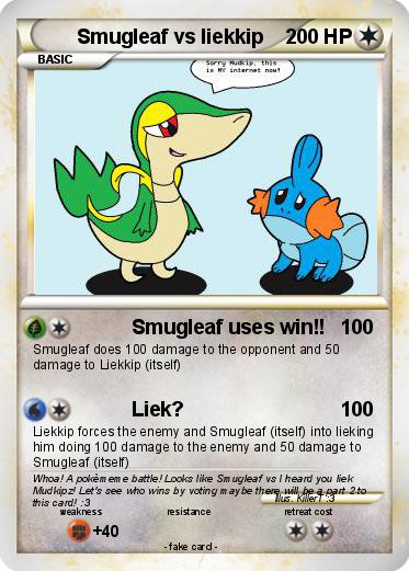 Pokemon Smugleaf vs liekkip
