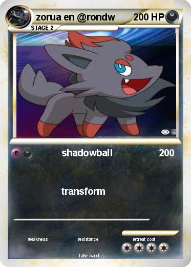 Pokemon zorua en @rondw