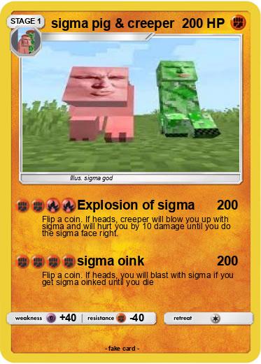 Pokemon sigma pig & creeper