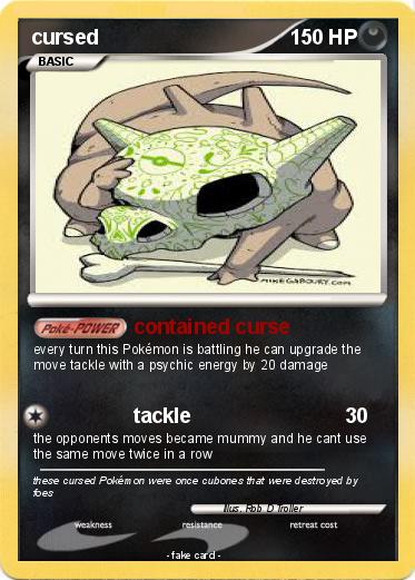Pokemon cursed