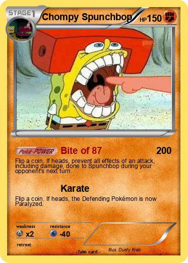Pokemon Chompy Spunchbop