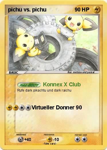 Pokemon pichu vs. pichu