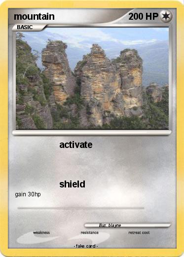 Pokemon mountain