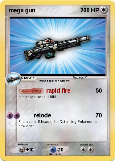 Pokemon mega gun
