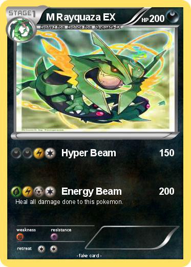 Pokemon M Rayquaza EX