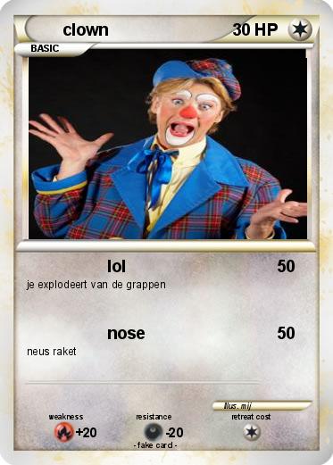 Pokemon clown