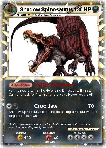 Pokemon Shadow Spinosaurus