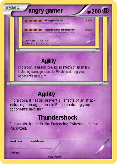 Pokemon angry gamer