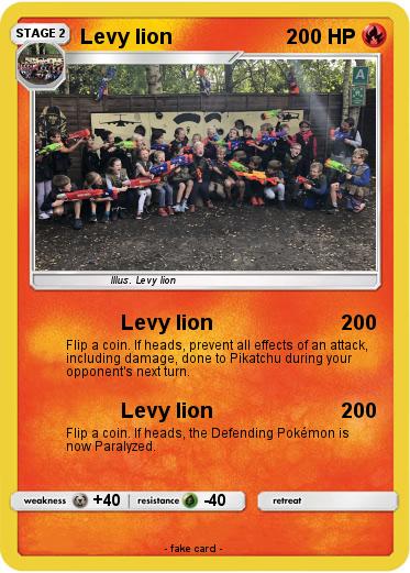 Pokemon Levy lion