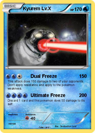 Pokemon Kyurem Lv.X
