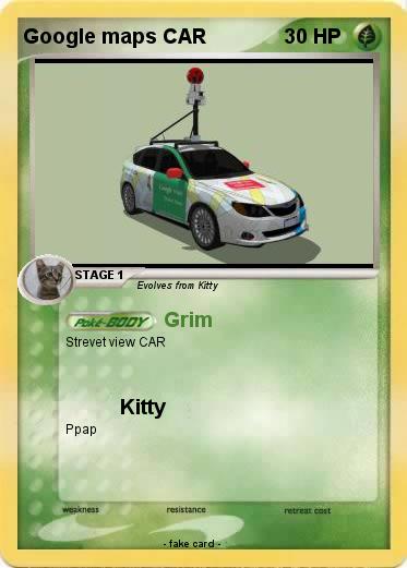 Pokemon Google maps CAR Pokemon Google maps CAR