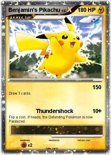 Pokemon Benjamin's Pikachu