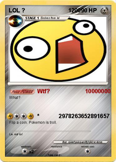 Pokemon LOL ?                           1200