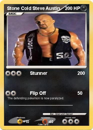 Pokemon Stone Cold Steve Austin