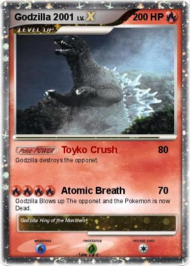 Pokemon Godzilla 2001