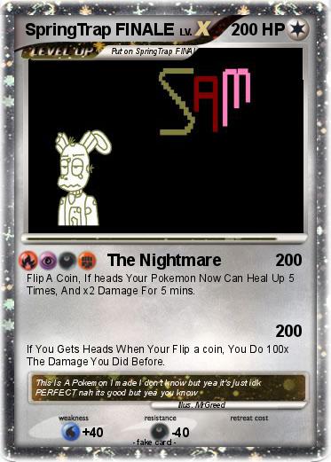 Pokemon SpringTrap FINALE