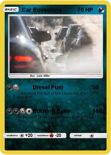 Pokemon Car Emissions