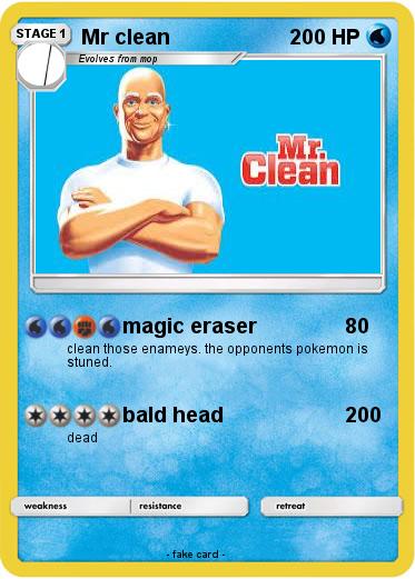 Pokemon Mr clean