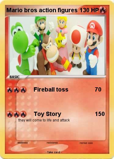 Pokemon Mario bros action figures