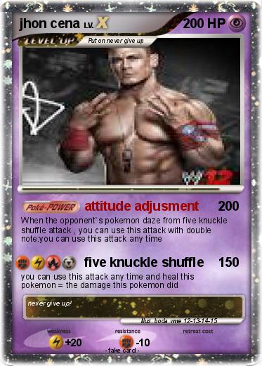 Pokemon jhon cena