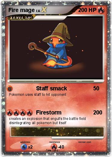 Pokemon Fire mage
