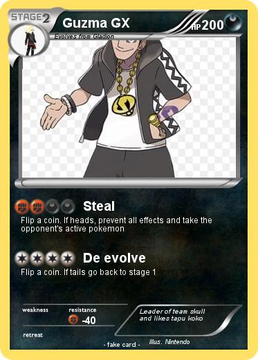 Pokemon Guzma GX