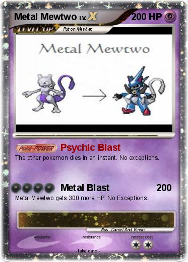 Pokemon Metal Mewtwo