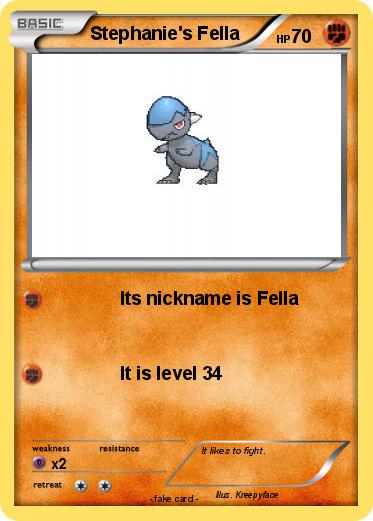 Pokemon Stephanie's Fella