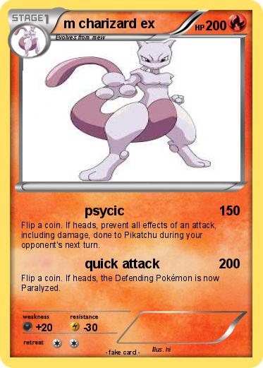 Pokemon m charizard ex