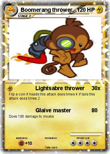 Pokemon Boomerang thrower