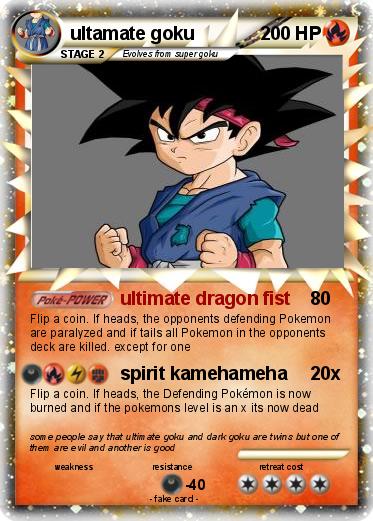 Pokemon ultamate goku