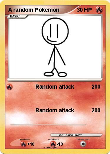 Pokemon A random Pokemon Pokemon A random Pokemon
