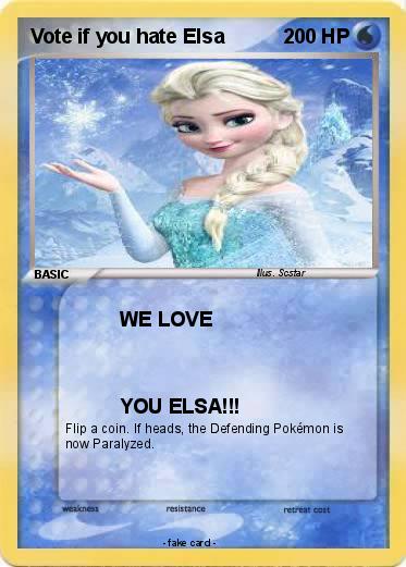 Pokemon Vote if you hate Elsa