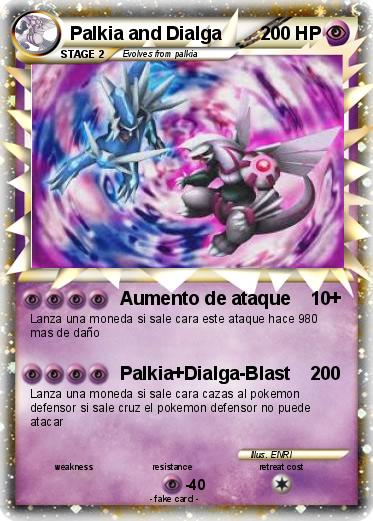 Pokemon Palkia and Dialga