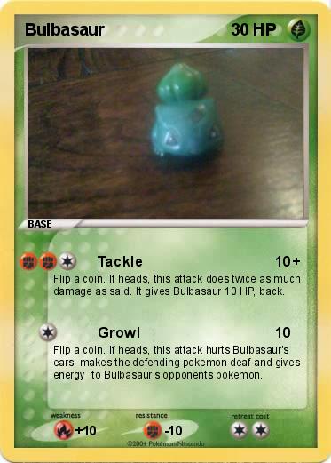Pokemon Bulbasaur
