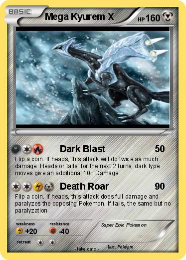 Pokemon Mega Kyurem X
